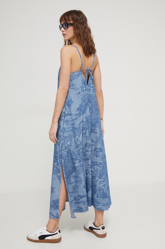 Tommy Jeans rochie din denim DW0DW17950 albastru SS24