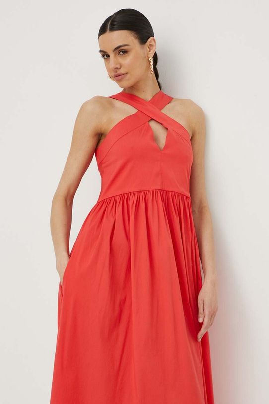 Odzież Max Mara Beachwear sukienka plażowa 2416221079600 czerwony