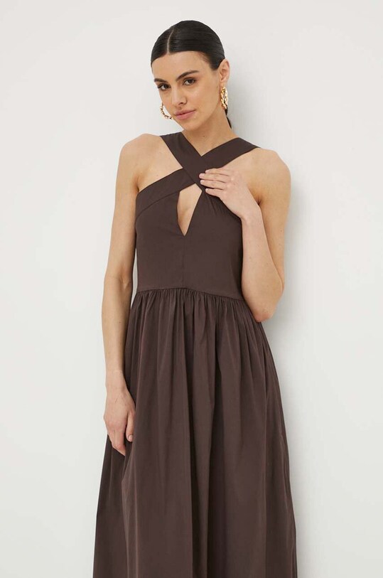 Max Mara Beachwear rochie de plajă maro 2416221079600