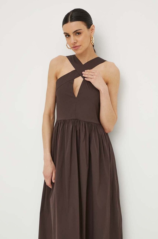 Plážové šaty Max Mara Beachwear hnedá 2416221079600