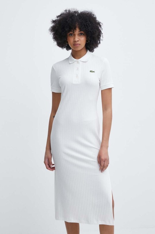 Lacoste ruha gombolós bézs EF9129