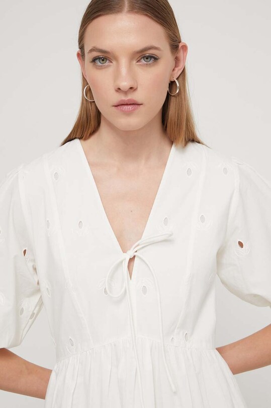 Bavlnené šaty Desigual béžová 24SWVW60