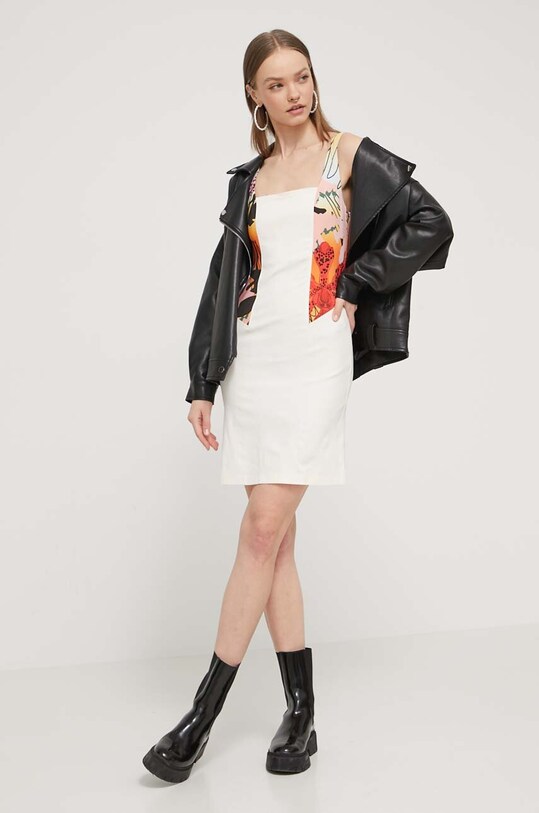Сукня Desigual MARBELLA LACROIX 24SWVW75 бежевий SS24
