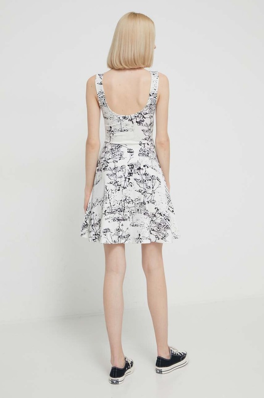 Odzież Desigual sukienka TUALLY 24SWVK09 biały