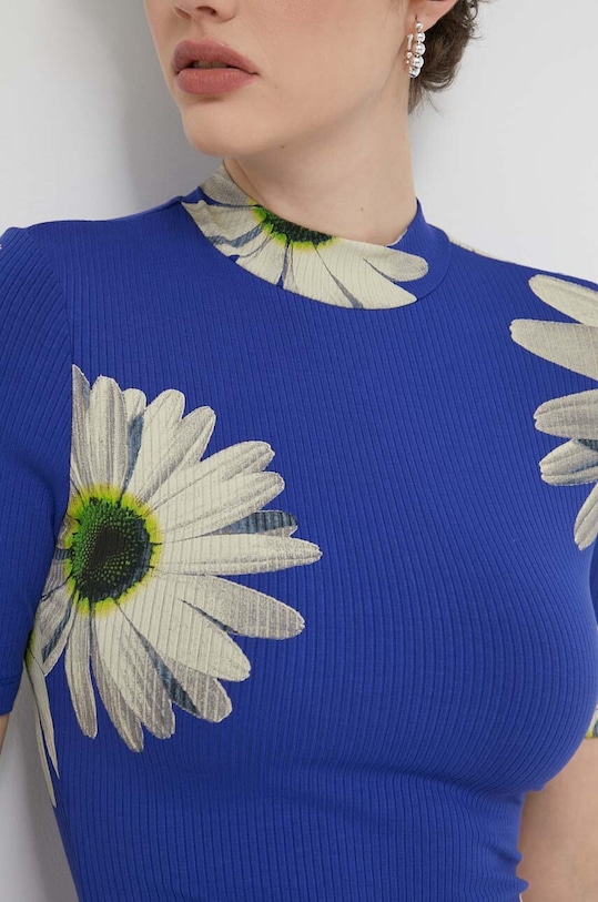 Desigual sukienka MARGARITAS 24SWVK70 niebieski