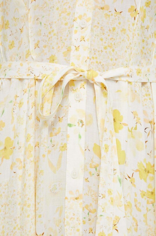 Desigual sukienka CANDELA 24SWVW41 żółty