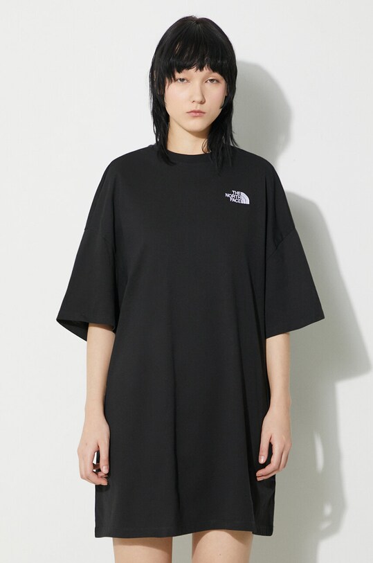 Odzież The North Face sukienka W S/S Essential Oversize Tee Dress NF0A87NFJK31 czarny