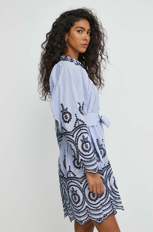 Bavlnené šaty MUNTHE modrá 1315.24225