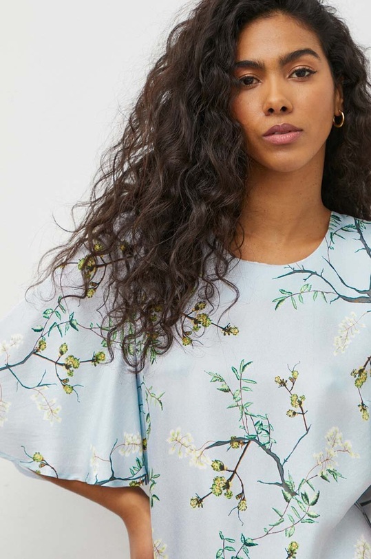 MUNTHE vestito in seta grigio 1310.24218