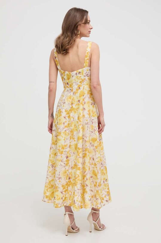 Îmbrăcăminte Bardot rochie 58546DB3.YELLOW.FLO galben