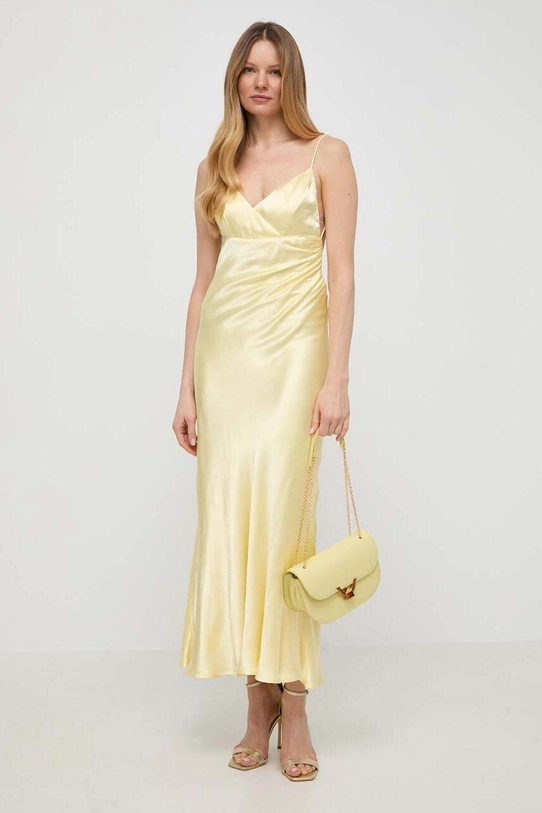 Bardot rochie maxi galben 58998DB.CANARY.YEL