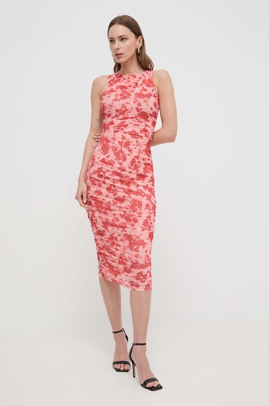 Šaty Bardot FELICIA 59222DB.RED.FLORAL červená SS24