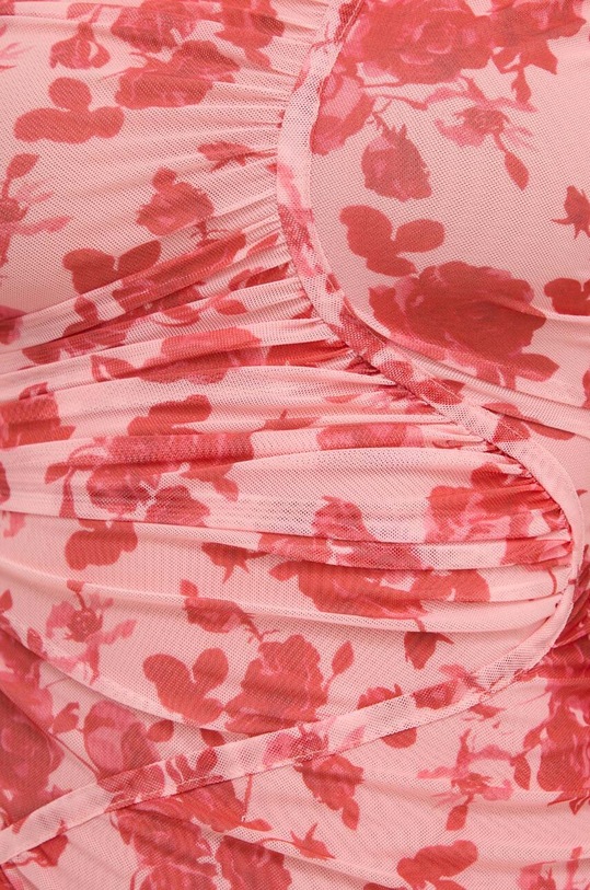 Šaty Bardot FELICIA 59222DB.RED.FLORAL červená