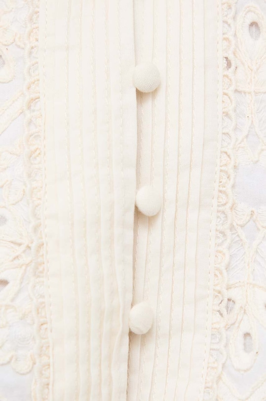 Bavlněné šaty Bardot REMY 59230DB1.IVORY béžová