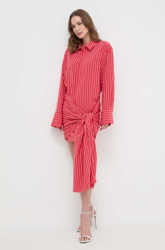 Φόρεμα Bardot MALIRA casual κόκκινο 59280DB.WHI/RED.ST