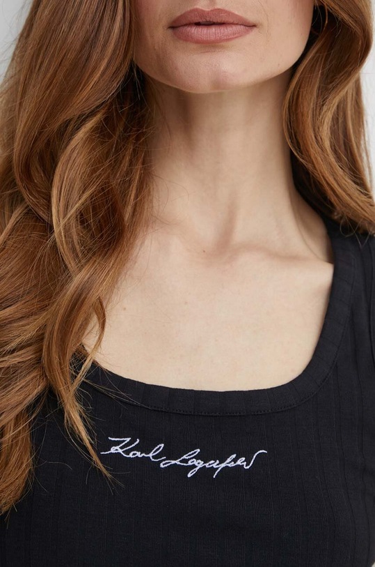 Φόρεμα Karl Lagerfeld 24UW1343 μαύρο