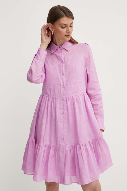 BOSS Orange sukienka casual różowy 50511768