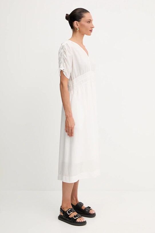 BOSS Orange rochie 50511805 alb SS25