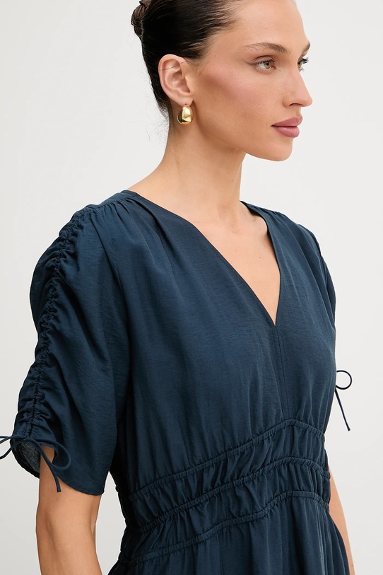 Šaty BOSS Orange tmavomodrá 50511805