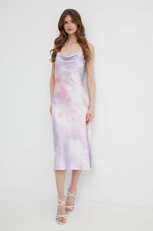 Obleka Boss Orange Raven vijolična 50521329