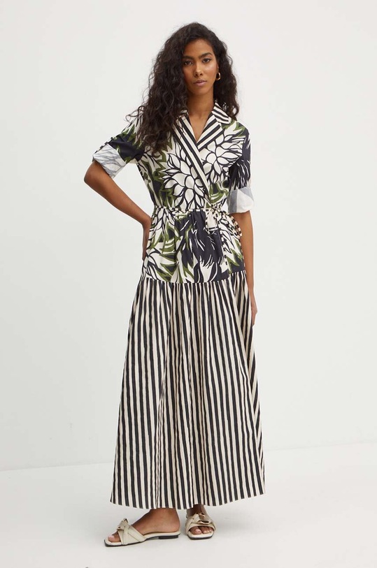 Bavlněné šaty MAX&Co. maxi vícebarevná 2416221074200