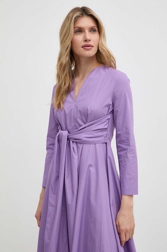 MAX&Co. sukienka bawełniana 2416221154200 fioletowy