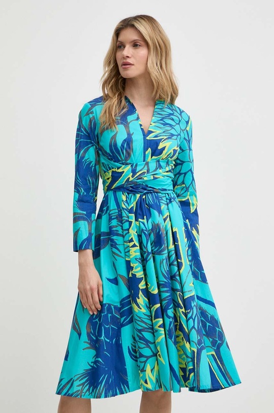 MAX&Co. sukienka bawełniana bawełna turkusowy 2416221154200