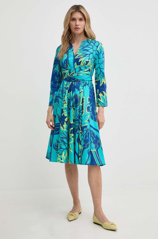 MAX&Co. sukienka bawełniana 2416221154200 turkusowy SS24