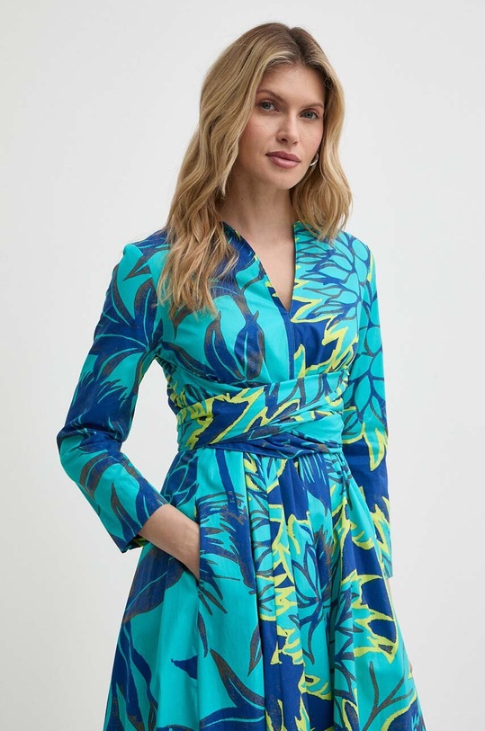 MAX&Co. sukienka bawełniana turkusowy 2416221154200