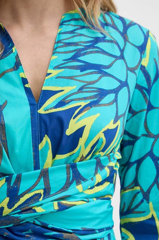 MAX&Co. sukienka bawełniana 2416221154200 turkusowy