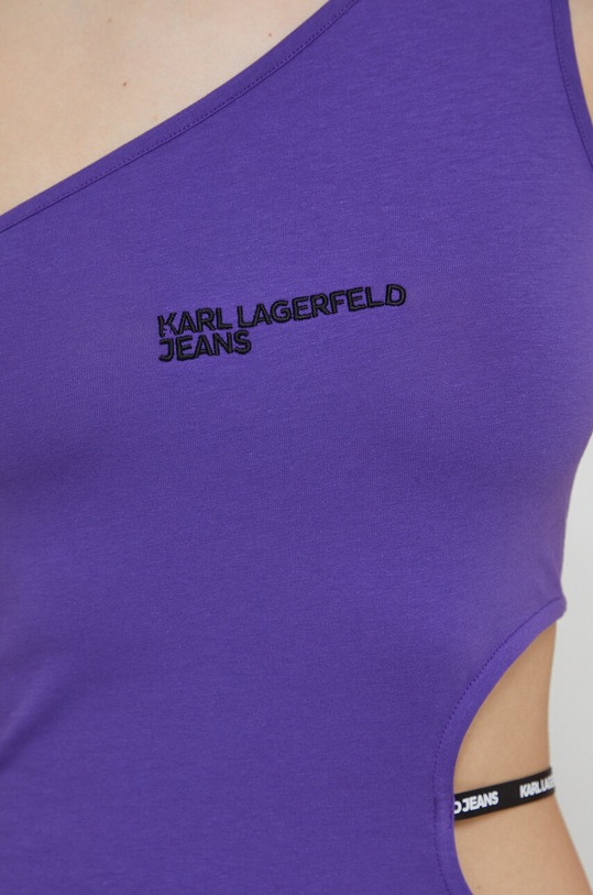 Φόρεμα Karl Lagerfeld Jeans 241J1301 μωβ