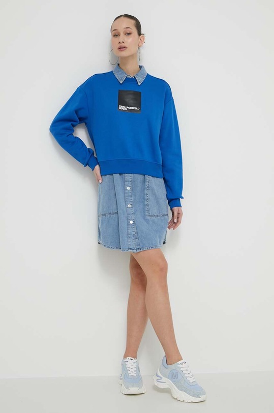 Джинсова сукня Karl Lagerfeld Jeans 241J1310 блакитний SS24