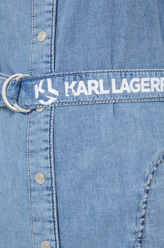 Джинсова сукня Karl Lagerfeld Jeans 241J1310 блакитний