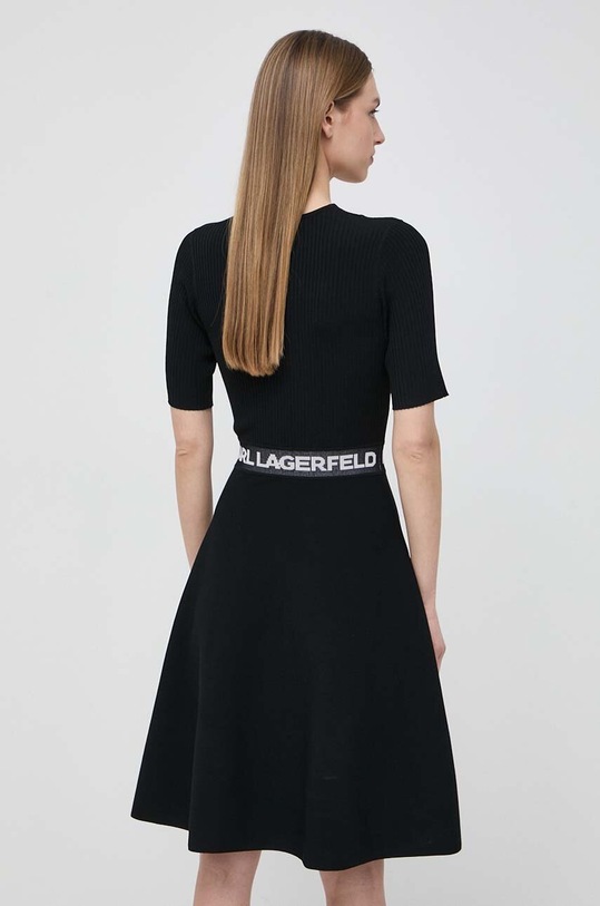 Odzież Karl Lagerfeld sukienka 241W1331 czarny