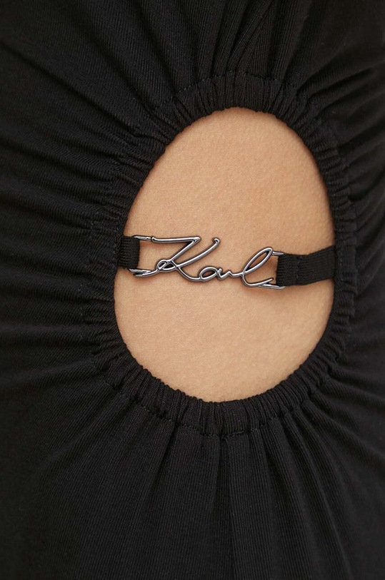 Φόρεμα Karl Lagerfeld 241W2200 μαύρο