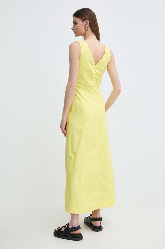 Îmbrăcăminte Karl Lagerfeld rochie din bumbac 241W1310 galben
