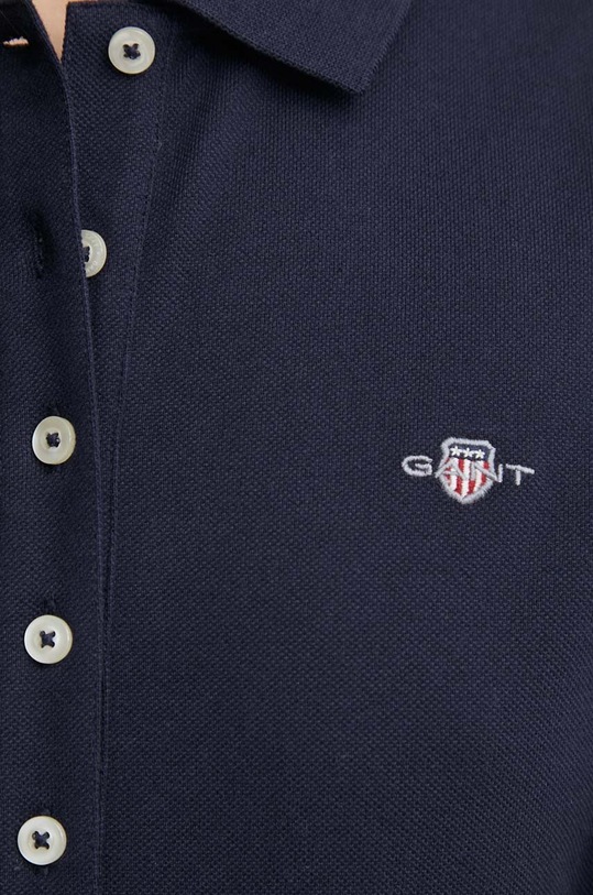 Памучна рокля Gant 4200846 тъмносин