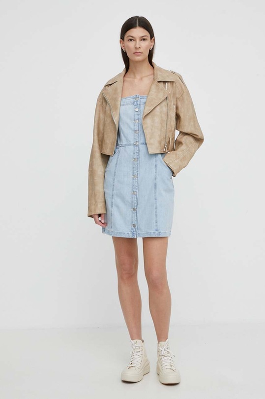 Дънкова рокля Levi's A7573 син SS24