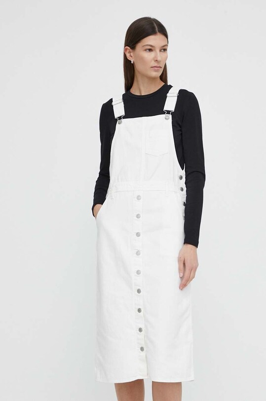 Levi's rochie din denim A7575 bej SS25