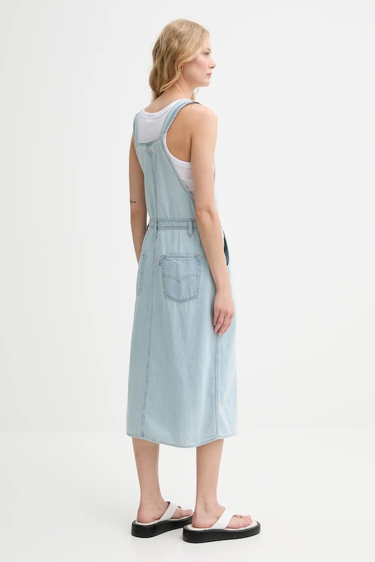 Levi's sukienka jeansowa A7575 niebieski SS25