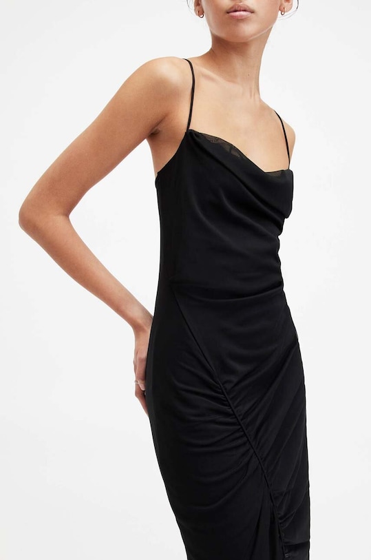 Ρούχα Φόρεμα AllSaints ULLA WD348X μαύρο