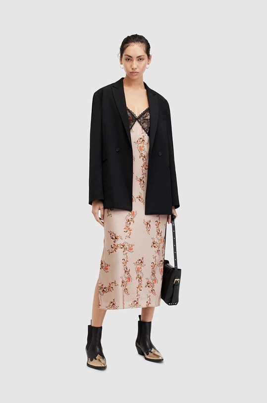 Šaty AllSaints IMMY OTO WD551Z viacfarebná