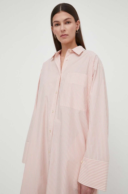 By Malene Birger rochie din bumbac Perros roz Q72416002