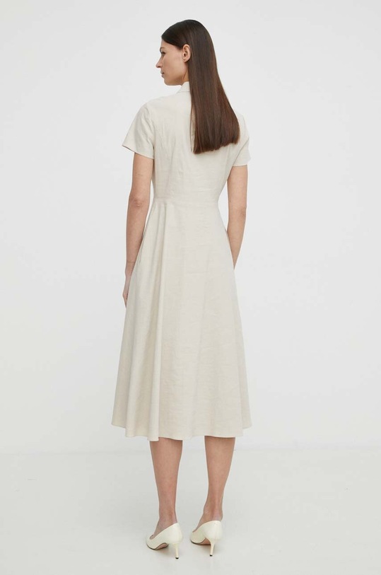 Îmbrăcăminte Theory rochie din in O0203611 bej