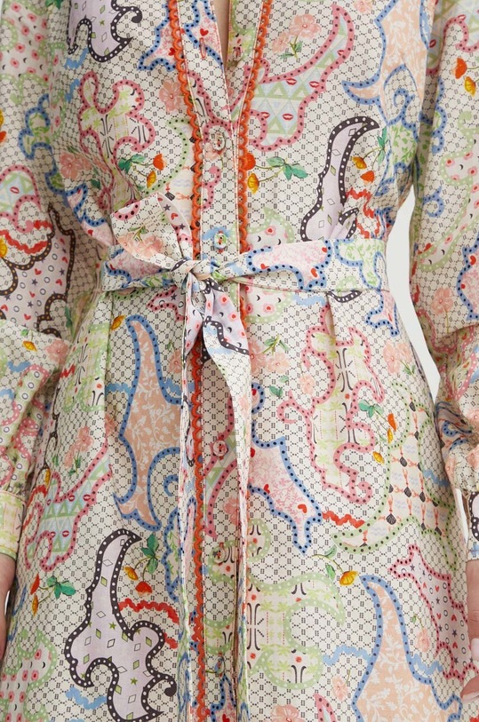 Šaty s příměsí lnu Never Fully Dressed NFDDR1244.White