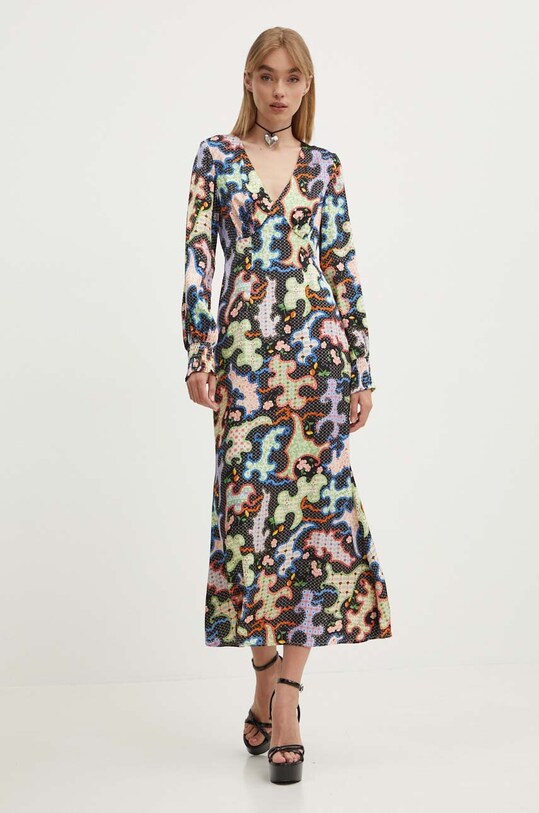Never Fully Dressed sukienka casual multicolor NFDDR1283.Black
