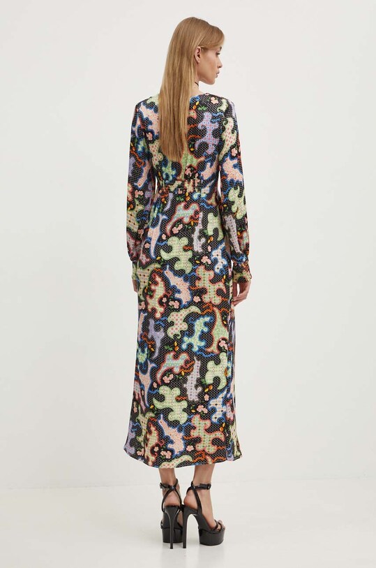 Never Fully Dressed sukienka NFDDR1283.Black multicolor SS24