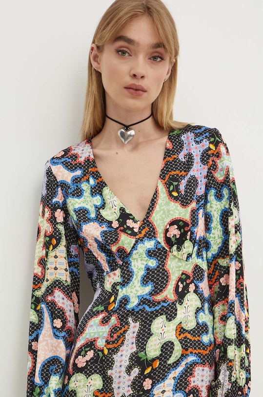 Odzież Never Fully Dressed sukienka NFDDR1283.Black multicolor