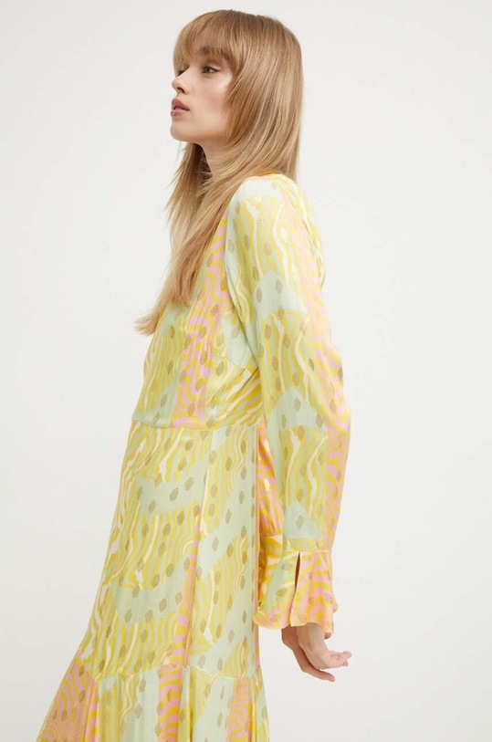 Never Fully Dressed vestito NFDDR1247.Yellow giallo SS24