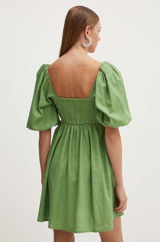 Îmbrăcăminte Abercrombie & Fitch rochie din in KI159.4589.341 verde